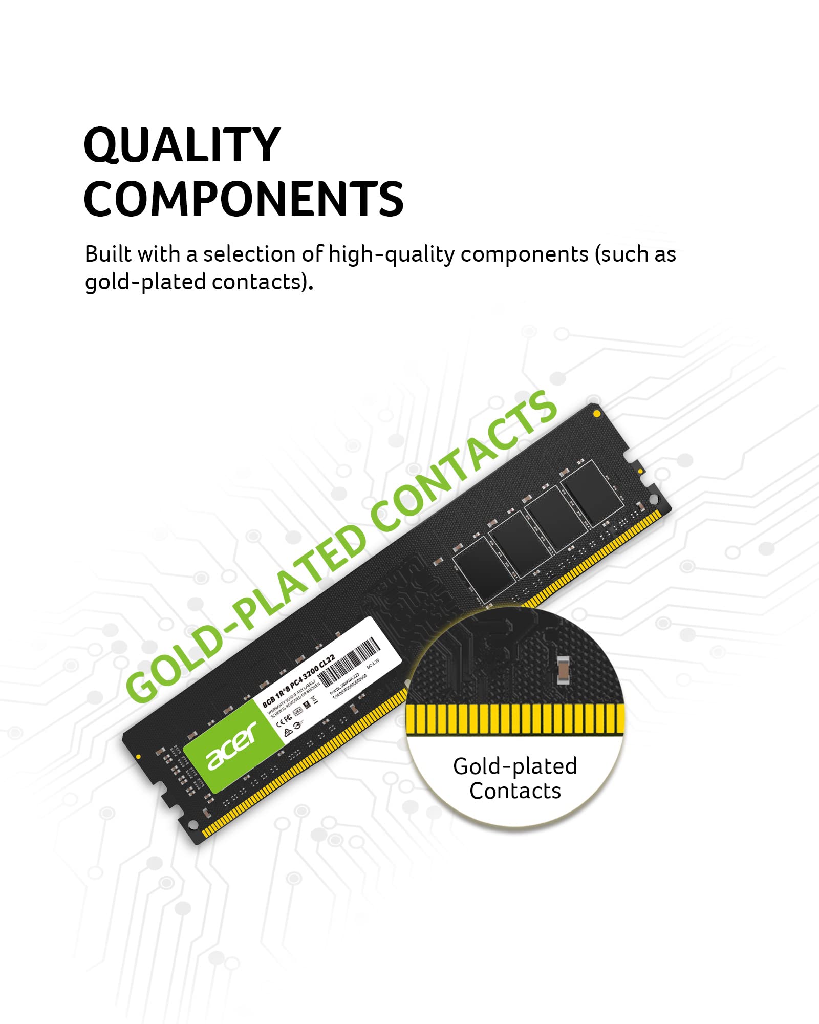 Amazon.in: Buy Acer DRAM DDR4 Memory UD100 U-DIMM for Desktops